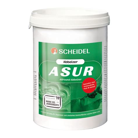 scheidel asur allround abbeizer|Scheidel Asur Allround Abbeizer, 1 Liter